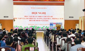 Hơn 16.800 cán bộ, đảng viên quán triệt Chuyên đề Học tập và làm theo tư tưởng, đạo đức, phong cách Hồ Chí Minh năm 2024